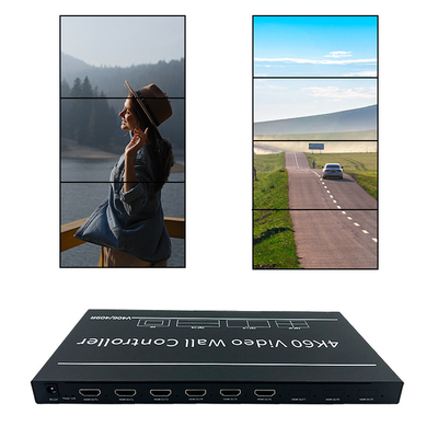 Bitvisus 3X3 2X3 4K Video Switcher PIP POP HDMI TV Sala de reuniões Sala de conferências Processador de vídeo de parede Controlador BIT-VWC-409R