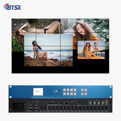 O Pacote do Controlador de Video Wall para Centros de Comando Inclui BIT-VP-U1-MD416 Processador de Vídeo Resolução de Saída 1920x1080P60