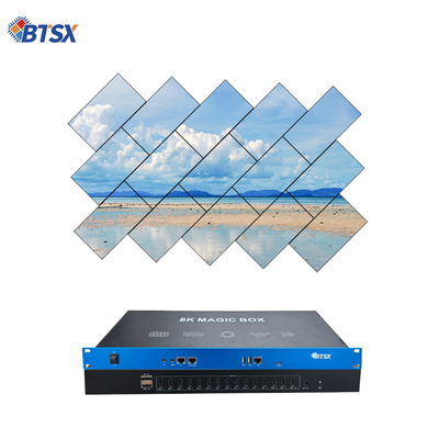 Controlador de parede de vídeo para gerenciamento de transmissão de imagem com controle de software Web/PC DC 12V/5A ≤28W