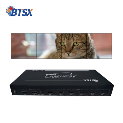 12V5A Fornecimento de energia RGB444/YUV444/YUV422 Controlador de parede de vídeo Controle remoto RS232 / PC