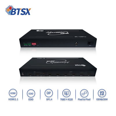 YUV444 Saída de áudio 3.5MM Separação de áudio Controlador do sistema de exibição visual RGB444 YUV422 Formato de cor RGB444