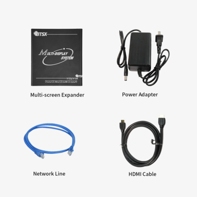 Controlador de Video Wall Multi-Tela 4K Avançado Expansor HDMI/DP e Processador de Áudio para Processamento de Múltiplas Telas