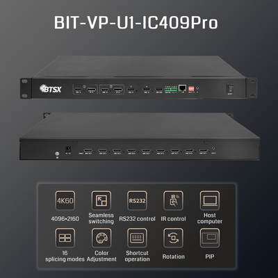 2x2 3x3 2x3 LCD de parede de vídeo led 9 canais splitter 4k controlador de parede de vídeo