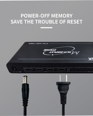Bitvisus 4K60 HDMI Multi Viewer Divisor de tela de áudio e vídeo com controle remoto