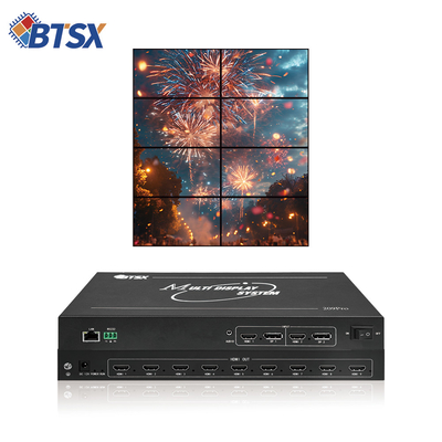Bitvisus 4K60 PIP ponto a ponto HDMI Processador de tela múltipla Controlador de parede de vídeo