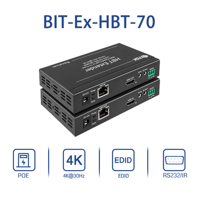 30M 70M 4K HDBT HDMI Extender Single Cat5 Video TV HDMI Monitor Extender Adaptador