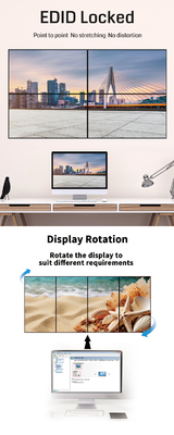 Digital Signage Video Wall Controller com 4x HDMI 2.0 Output Interfaces e Rapido Tempo de Resposta de 6ms