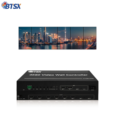 Controle flexível e resolução máxima 5760x2160 30Hz controlador de parede de vídeo para telas de grande escala