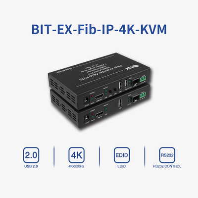 Extensor de fibra HDMI 4K com KVM e RS232

Extensor de fibra óptica HDMI profissional de latência zero

4K@30Hz HDMI através de extensor de fibra de modo único