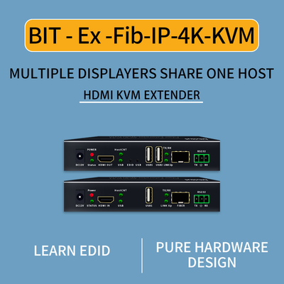 Extensor de fibra HDMI 4K com KVM e RS232

Extensor de fibra óptica HDMI profissional de latência zero

4K@30Hz HDMI através de extensor de fibra de modo único