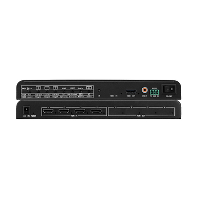 3840x2160@60Hz 4k HDMI Multi Viewer Switcher com splitter de tela de vídeo de relógio