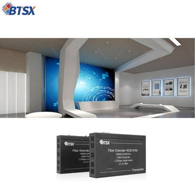 Extensor de fibra HDMI 4K com KVM e RS232

Extensor de fibra óptica HDMI profissional de latência zero

4K@30Hz HDMI através de extensor de fibra de modo único