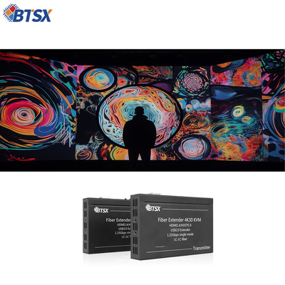 Atualize seus sensores industriais com extensor de fibra HDMI 4K bidirecional RS232 HDMI1.4