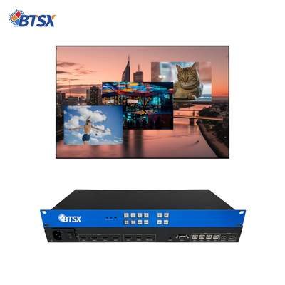 Solução KVM final BIT-MV-U1-MD403 Processador Multi-Viewer de resolução 4K60 com portas de saída HDMI 3x 2.0 e 1 Loop-out