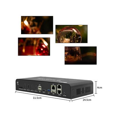 Multi-Screen Splicing para publicidade e vigilância Ultra HDMI 2.0x1 HD 4k 2x2 controlador de parede de vídeo