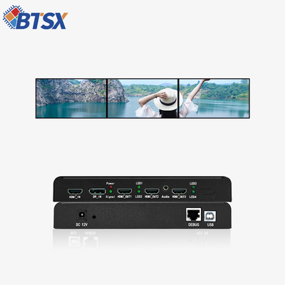 1x3 1x2 Controlador de Multi Display Escrã de empalhe 4K HDMI LED Screen Processador de vídeo