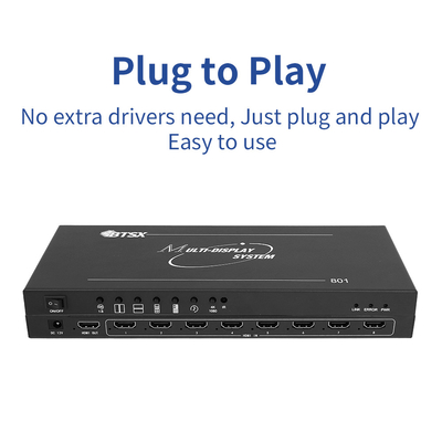 3x2 1x5 1x7 2x2 HDMI Multi Viewer Point To Point Plug And Play 4K TV Video Switcher