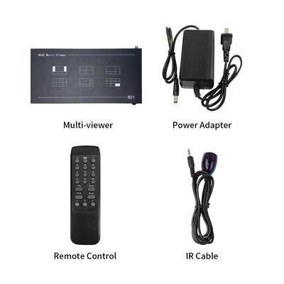 3.5mm Audio Separation LargeDisplayController 3840×2160P60 Resoluções de entrada para entrada de áudio profissional