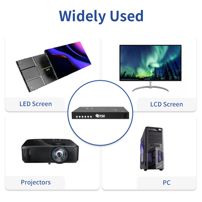 Controlador de parede de vídeo CCTV de segurança com pacote de design leve Peso de entrada de 1,8 kg Resoluções 1920 X 1080P60