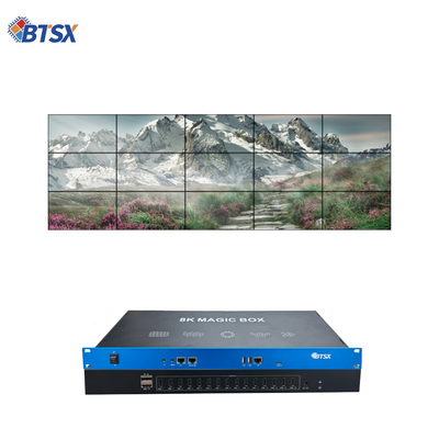 Bitvisus Creative Splicing 8K60 PIP Cropping Zoom ponto a ponto LCD LED processador de parede de vídeo