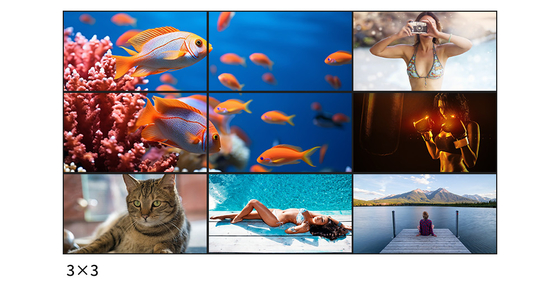Controlador de Video Wall Profissional 3840x2160p60 com Suporte para 4 Fontes de Entrada