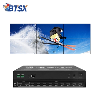 Controlador de Video Wall Bitvisus - Suporta configurações 3x3, 2x4, 5*1 e 7*1, Sem Latência, Sem Distorção BIT-VWC-109