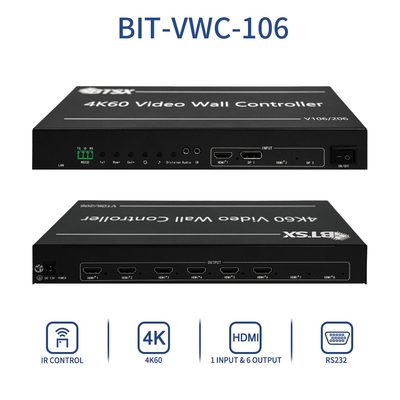 Bitvisus Profissional Video Splicing Processor - Suporta 9-screen Splicing BIT-VWC-106