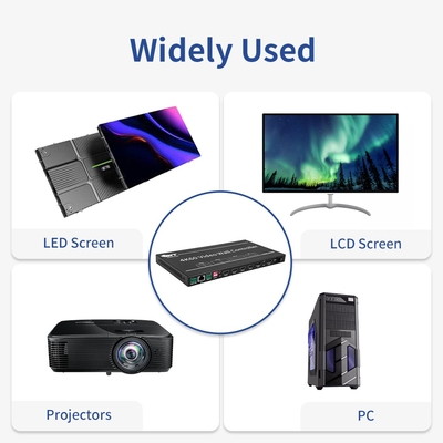 Bitvisus 3X3 2X3 4K Seamless 4 Source PIP POP HDMI TV Sala de reuniões Sala de conferências Processador de vídeo de parede Controlador BIT- VWC-409R
