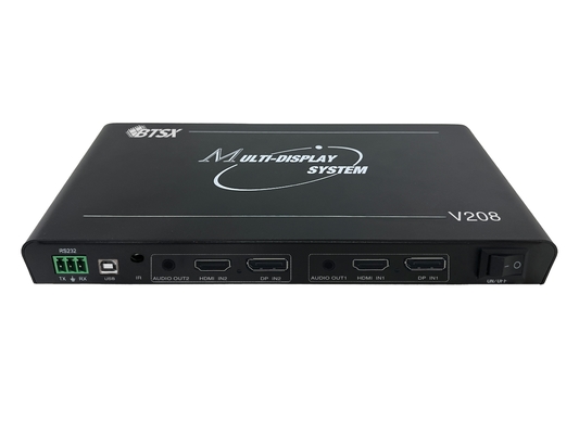 Bitvisus Video Wall Splitter 8K Suporta várias configurações de entrada/saída, adequado para ambientes complexos BIT-MSE-8K-208HD