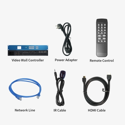 Bitvisus 1U RACK PIP Switching Seamless HDMI Switcher Matrix 4K60 4*4 LCD LED TV Video Wall Controller ProcessadorBIT-VP-U1-MD416