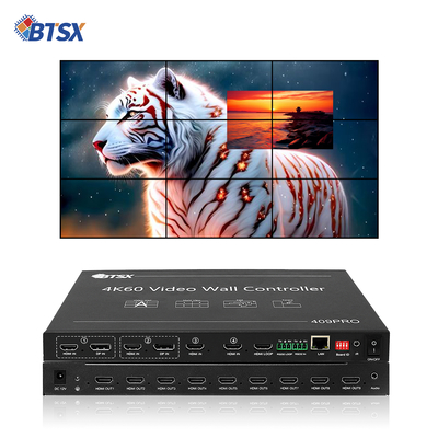 Controlador Processador Video Wall TV LCD LED Bitvisus RACK PIP Comutação Contínua HDMI Switcher Matrix 3x3 3x4 3x5 3x6