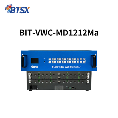 Saída HDMI de Video Wall da Sala de Controle Áudio Sem Suporte 12 Entradas HDMI e 12 Saídas HDMI para Necessidades de Frequência de Áudio