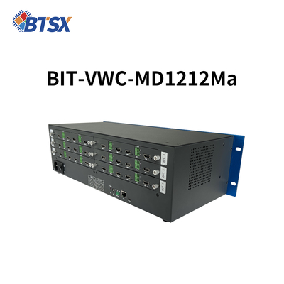 Saída HDMI de Video Wall da Sala de Controle Áudio Sem Suporte 12 Entradas HDMI e 12 Saídas HDMI para Necessidades de Frequência de Áudio