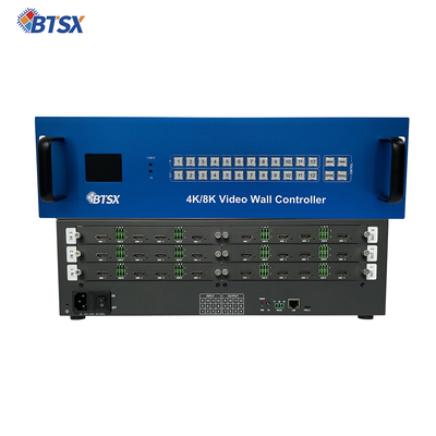 Profundidade de cor de 8 bits RS232 Modo de Controle de Portos Serial 4K Video Wall Controller para exibição profissional