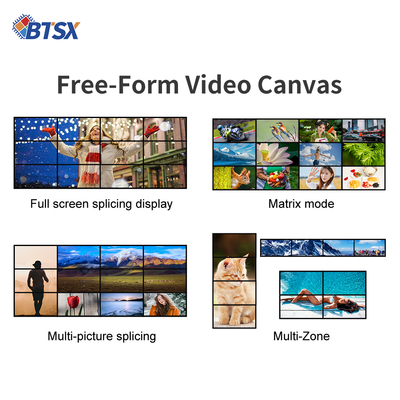 Experiência de visualização ideal com a interface de saída de parede de vídeo da sala de controle 12 X HDMI 2.0