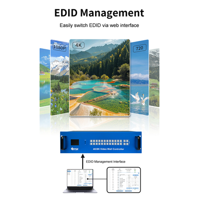 Experiência de visualização ideal com a interface de saída de parede de vídeo da sala de controle 12 X HDMI 2.0