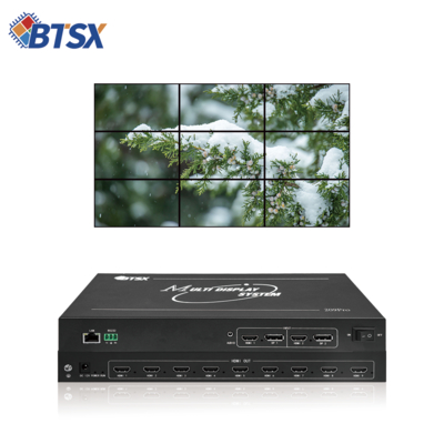 Controlador de Video Wall Bitvisus 4k 2x3 Suporta Várias Configurações de Entrada/Saída, Adequado para Ambientes Complexos