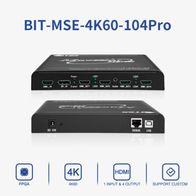 Bitvisus UHD WUXGA Projeção Mapeada Fusão de Bordas Mistura Interativa Imersiva Expansor Multi-tela Controlador de Video Wall