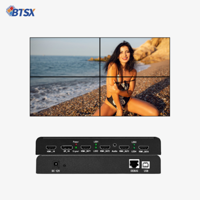 Bitvisus UHD WUXGA Projeção Mapeada Fusão de Bordas Mistura Interativa Imersiva Expansor Multi-tela Controlador de Video Wall