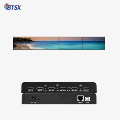 Bitvisus UHD WUXGA Projeção Mapeada Fusão de Bordas Mistura Interativa Imersiva Expansor Multi-tela Controlador de Video Wall