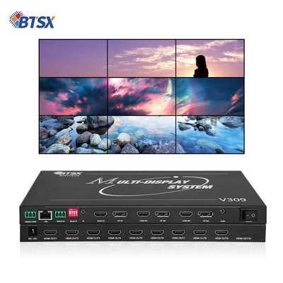 Processador de Video Wall Profissional Bitvisus 8K - 9 Saídas, Saída de Vídeo de Alta Definição Sincronizada BIT-MSE-8K-309HD