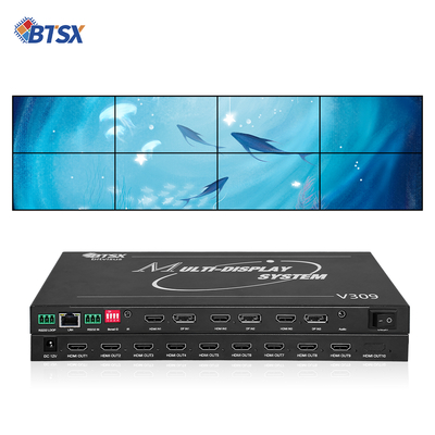 Processador de Video Wall Profissional Bitvisus 8K - 9 Saídas, Saída de Vídeo de Alta Definição Sincronizada BIT-MSE-8K-309HD
