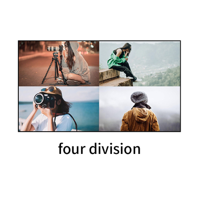 Solução de Monitoramento para Conferência de Segurança HDMI 4x1 Bitvisus 4 em 1 Saída 4K60 Múltiplas Visualizações Adaptador de Comutação de Tela Multi-Viewer