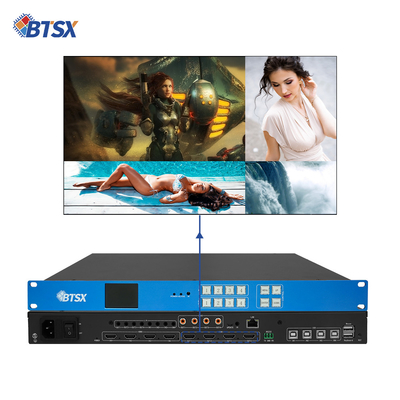 Bitvisus 3840x2400 60Hz 4x4 2x2 1x4 4x1 Roaming PIP Matrix Switcher Processador de vídeo