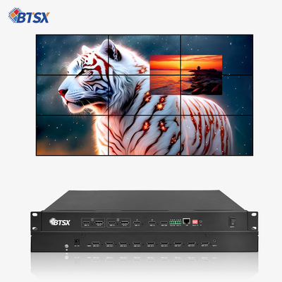 Processador de vídeo 4K Bitvisus 3x3 3x4 3x5 3x6 Controlador de parede de vídeo 9 HDMI1.3