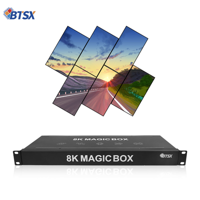 Bitvisus 8K60 PIP Edge Effects Ponto a Ponto Processador de vídeo LCD LED de empalme irregular