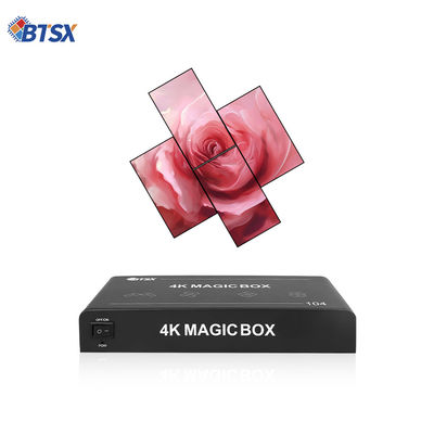 Controlador de parede de vídeo 4K60 com memória de 64 GB e sobreposição de 10 camadas para exibição de tela múltipla