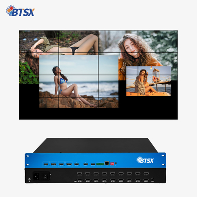 OEM / ODM Processador de vídeo 4K HDMI Matrix Switcher Multiviewer com controle remoto IR