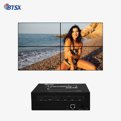 Processador de parede de vídeo 4K 1x1 1xN Mx1 para fusão de projeção multicanal com 4 saídas HDMI