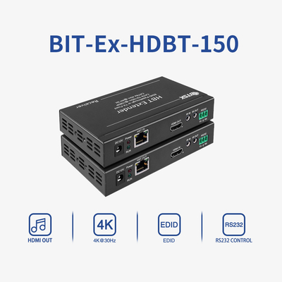 DC 12V Rede HDMI Extensor 150M Transmissor de vídeo HDMI BIT-Ex-HBT-150